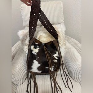 Gypsy Belt Co. Large Cowhide Signature Tote